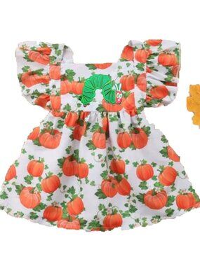 The Very Hungry Caterpillar Dress Birthday Dress Caterpillar Outfit Clothes Fall